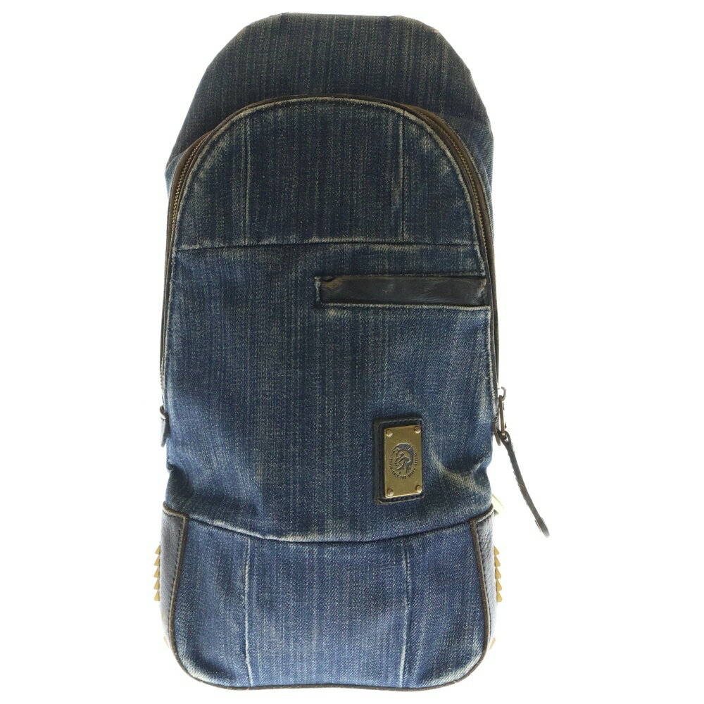 DIESEL(ディーゼル) ボディバッグ インディゴ【中古】【程度B】...(4)