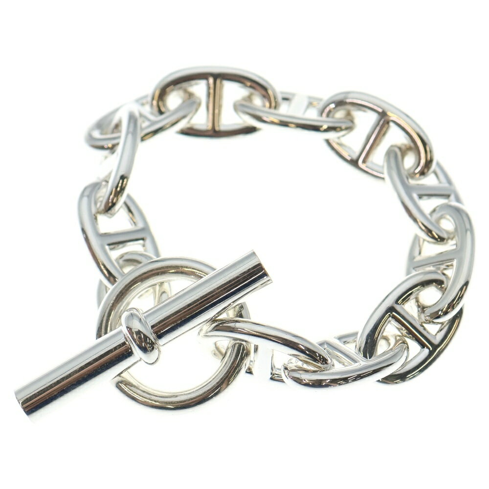 HERMES(エルメス) サイズ:11LINK Chaine d'Ancre TGM シェーヌダンクル TGM 11コマ チェーンブレスレット シルバー【中古】【程度B】【カラーシルバー】【取扱店舗BRING大宮店】