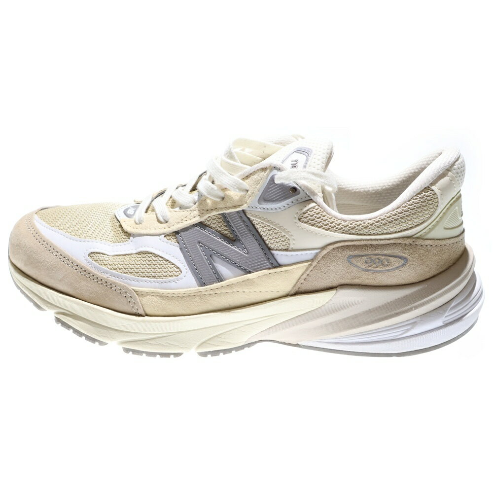 New Balance(ニューバランス) サイズ:28.5cm M990SS6 メッシュ スエード レザー切り替え ローカットスニーカー ベージュ US10.5/28.5cm【中古】【程度B】【カラーベージュ】【オンライン限定商品】