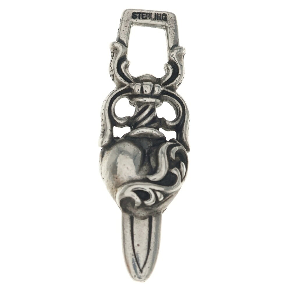 CHROME HEARTS(クロムハーツ) DAGGER HEART ダガーハート ペンダントトップ シルバ...