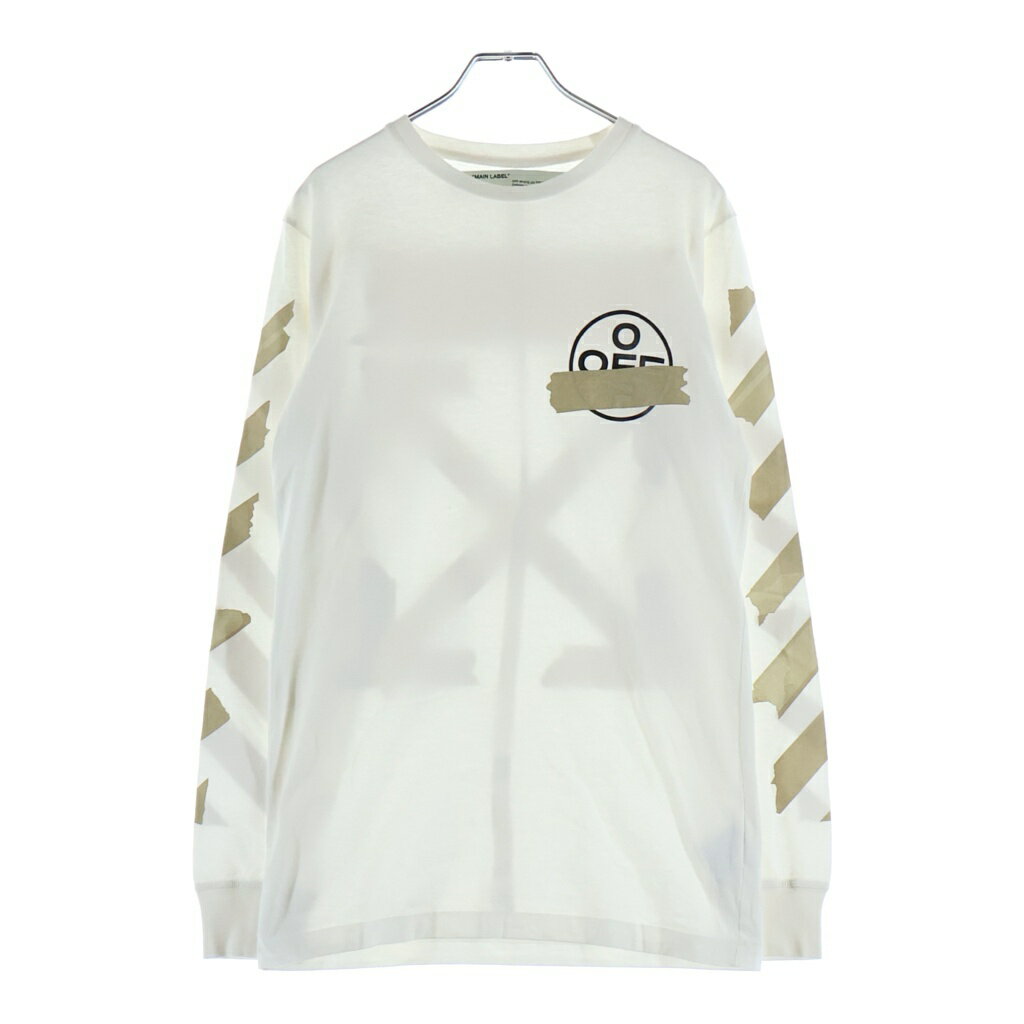 n*.様 Off-White 長袖カットソー 木目調 楽天市場】off-white オフホワイト ロンtの通販