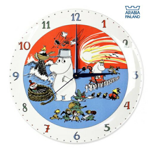 レア物☆新品☆ARABIA ムーミン 掛け時計 2003-2006/Moomin Clock 【コンディション良好】【専用箱あり・付属品なし】【アラビア・イッタラ・ムーミン・ヴィンテージ物続々入荷予定です！！】【RCP】