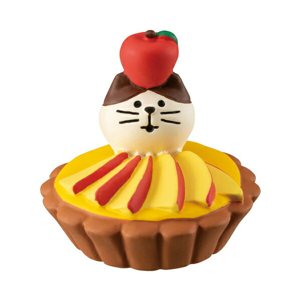 ☆デコレ(DECOLE)　concombre コンコンブル ひょっこりりんごタルト【2019年クリスマス APPLE PARTY】（宅配便送料全国一律510円）のサムネイル