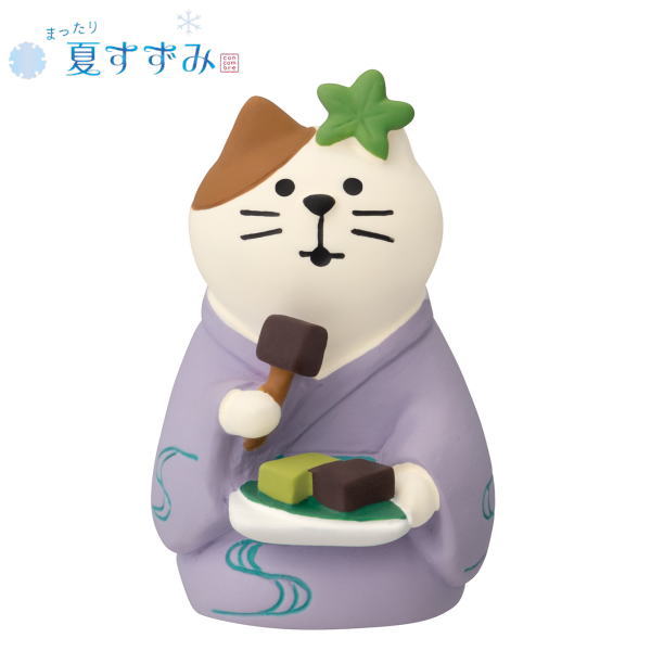 ☆デコレ(DECOLE)　concombre コンコンブル 水ようかん猫【まったり夏すずみ】【2024 夏】（宅配便送料..