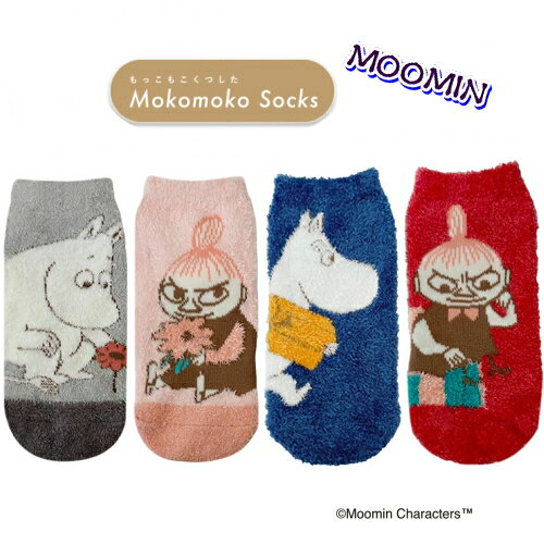 乐天商城 - [公式] MOOMIN 2024新作もっこもこ靴下/MOOMIN ムーミン リトルミイMOOMIN/Little My（ムーミン 花と枝 /リトルミイ 花と枝/ムーミン プレゼント/リトルミイ プレゼント）