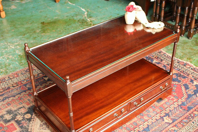 ★在庫一掃セール★ イギリス アンティーク家具 コーヒーテーブル キャビネット テーブル 英国製 j124