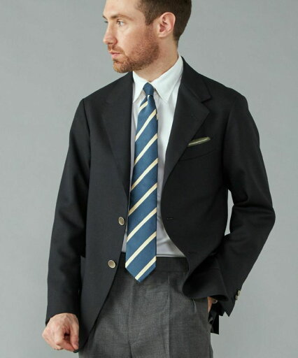 BRITISH MADE ブリティッシュメイド シングルブレザー/テムズ(MEN) 全1色 メンズ ジャケット ブレザー シングルブレスト ウール100% フォーマル カジュアル オフィスカジュアル BOX型