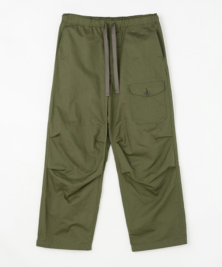 楽天BRITISH MADE　楽天市場店Caledoor カレドアー オックスフォードクロスワイドイージートラウザーズ（MEN） 全2色 速乾 ドライタッチ コットン リネン アウトドア ショートランブリング BRITISH MADE ブリティッシュメイド