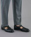 【国内正規代理店】ジョセフチーニー PENZANCE 2D/ペンザンス(ラバーソール/カーフ)(MEN) 全2色 グルカサンダル メンズ ラバーソール レザー ...