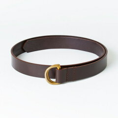 Bridle Leather D-Ring Belt 06-5901: Cigar
