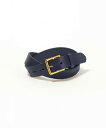 【SALE セール】グレンロイヤル スティラップベルト 06-6231 DARK BLUE ベルト ティアドロップ型のベルト穴 ブライドルレザー 牛革 BRIT...