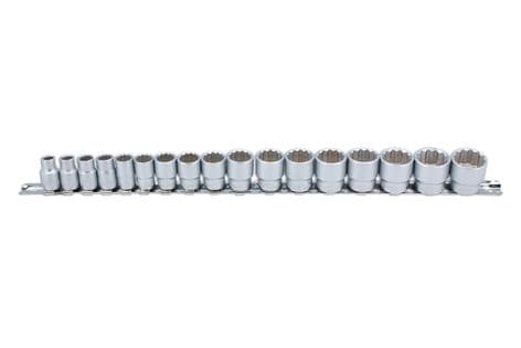 【送料無料】Laser-3501 3/8 インチ ドライブ ソケット セット 17pc