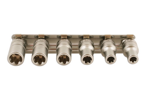 【メーカー名】Laser 6EPから12EPまでのEP（6面）Torx Plus?プロファイルの1/4 "Dソケットのセットです。 Torx Plus?ファスナーにダメージを与えることなくパワーを伝達することができます。 ソケットのサイズ 6EP、7EP、8EP、10EP、11EP、12EP。 トルクス・プラス?（6面）プロファイル×23mmの長さ。 ソケットレールに取り付けられています。 サテン仕上げのクロームバナジウム製です。 トルクスプラス?EPL(6面)形状は、トルクを最大限にファスナに伝えることができ、オートマチックギヤボックスやクラッチなどの自動車の特殊用途によく使われます。 TORX?およびTORX PLUS?はAcument Intellectual Properties, LLCの登録商標です。