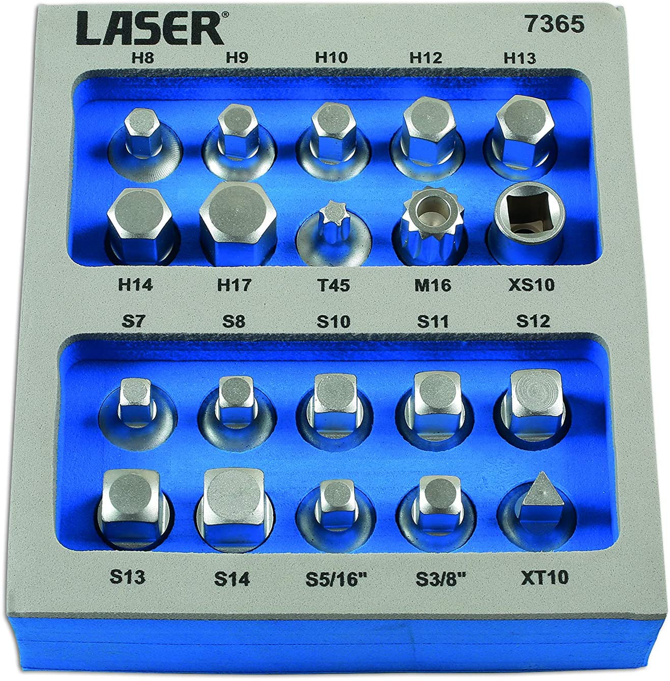 【送料無料】Laser-7365 ドライブサンプ プラグキーセット 3/8