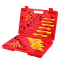 【送料無料】Laser-8567 VDEエキストラロング六角棒・スターキーレンチ19本入 絶縁工具