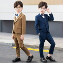 スーツ タキシード 上着 男の子用 4点セット 子供服 ベスト付 韓国 紳士服 七五三 卒入学 結婚式 お誕生日会 卒業式 フォーマル 上下4点セット 入園式 ...
