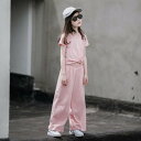 セットアップ キッズ 半袖tシャツ　長丈パンツジャージセット 子供服 女の子秋 子ども服 上下セット ジャージ キッズ 女の子 ロングパンツ 春夏ジュニア服 2点セット パーカー 長ズボン スポーツウェア 運動着 L 110 120 130 140 150 160 3