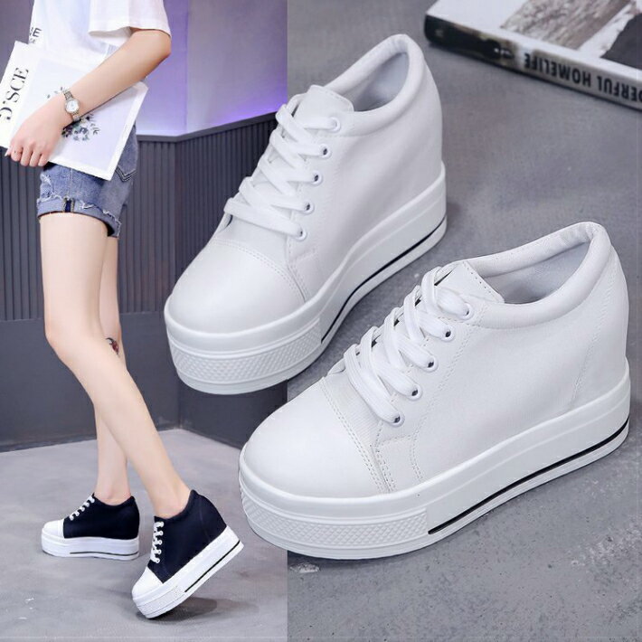 厚底 白 黒 レディースシューズ プラットフォームシューズ スニーカー ヒール8cm インヒール 厚底スニーカー 厚底シューズ 美脚 ハイヒール 歩きやすい シューズ 痛くない シンプル ローファー フラット キャンパス スェード 厚底ウェッジ 疲れない レディーススニーカー