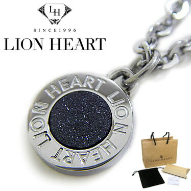 ネックレス メンズ（10000円程度） ライオンハート ネックレス LION HEART サークルペンダント 04N126SM ステンレスネックレス