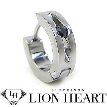 ライオンハート ライオンハート ピアス LION HEART シングルフープピアス メンズ LHMP001NS ステンレスアクセサリー