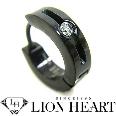 ライオンハート ピアス LION HEART シングルフープピアス メンズ LHMP001N ステンレスアクセサリー