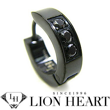 ライオンハート ピアス LION HEART シングルフープピアス メンズ LHMP004N ステンレスアクセサリー