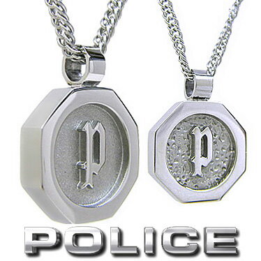 楽天ブルーリボンジャパンポリス ペアネックレス メンズ レディース POLICE TOKEN ペンダント 2本セット pc26155pss/pc26377pss01