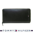 トミーヒルフィガー 財布 TOMMY HILFIGER 長財布 メンズ ラウンドファスナー ブラウン Wellesley 31TL13X015