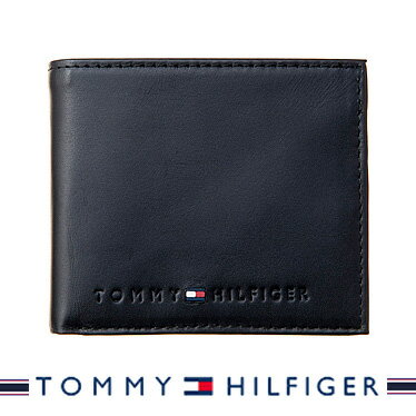 トミーヒルフィガー 財布（メンズ） トミーヒルフィガー 財布 TOMMY HILFIGER 二つ折り財布 メンズ 31TL25X005 001 ブラック