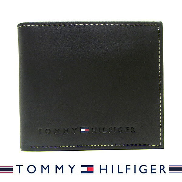 トミーヒルフィガー 財布（メンズ） トミーヒルフィガー 財布 TOMMY HILFIGER 二つ折り財布 メンズ ブラウン Wellesley 31TL25X005