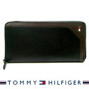 トミーヒルフィガー 長財布 メンズ トミーヒルフィガー 財布 TOMMY HILFIGER トミー・ヒルフィガー メンズ 長財布 ラウンドファスナー SAFFIANO ブラック/ブラウン 31TL13X030