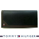 トミーヒルフィガー 長財布 メンズ トミーヒルフィガー 財布 TOMMY HILFIGER トミー・ヒルフィガー メンズ 長財布 SAFFIANO ブラック/ブラウン 31TL19X002