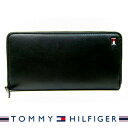 トミーヒルフィガー 長財布 メンズ トミーヒルフィガー 財布 TOMMY HILFIGER メンズ 長財布 ラウンドファスナー OXFORD ブラック 31TL13X009