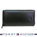トミー ヒルフィガー 財布（メンズ） トミーヒルフィガー 財布 TOMMY HILFIGER メンズ 長財布 ラウンドファスナー ブラック 31TL13X025 001