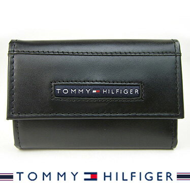 トミーヒルフィガー キーケース（レディース） トミーヒルフィガー キーケース TOMMY HILFIGER 6連キーケース ブラック 31TL17X017 001