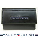 トミーヒルフィガー キーケース（メンズ） トミーヒルフィガー キーケース TOMMY HILFIGER 6連キーケース ブラック 31TL17X017 001