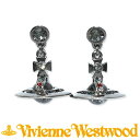 ヴィヴィアン・ウエストウッド ピアス（レディース） ヴィヴィアン ウエストウッド ピアス 紙袋付 Vivienne Westwood PETITE ORB 62020032S001 ガンメタブラック