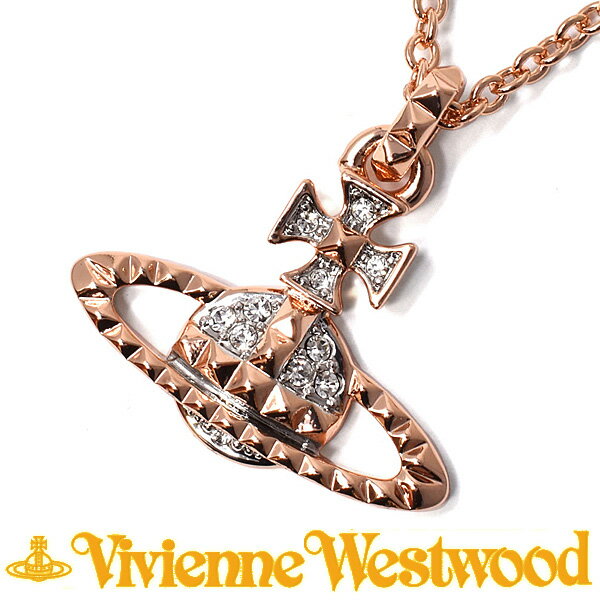 ヴィヴィアンウエストウッド ネックレス 紙袋付 Vivienne Westwood MAYFAIR ペンダント 63020052G118 ピンクゴールド