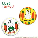 缶バッジ miffy ミッフィー CARROT プレゼント アクセサリー キャラクター グッズバッジ 刺繍 刺繍ワッペン 男の子 女の子 かわいい かっこいい 入園 入学 キャラクターワッペン 幼稚園 保育園 小学校 楽天 お祝い【Disneyzone】