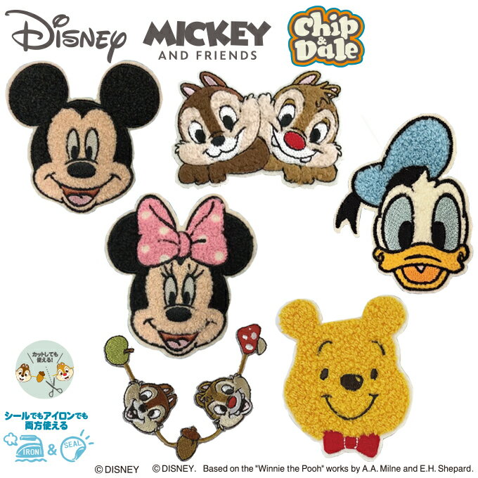 ディズニー ワッペン サガラ ライン 大 アイロン シール かわいい 刺繍 キャラクター グッズ プレゼント 服キャラクターワッペン 刺繍ワッペン 男の子 女の子 入園 入学 幼稚園 保育園 小学校 楽天 アップリケ お祝い ギフト【Disneyzone】