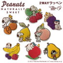 PEANUTS PN スヌーピー フルーツワッペン サガラ アイロン シール かわいい 刺繍 グッズ プレゼント 服キャラクターワッペン 刺繍ワッペン 男の子 ...