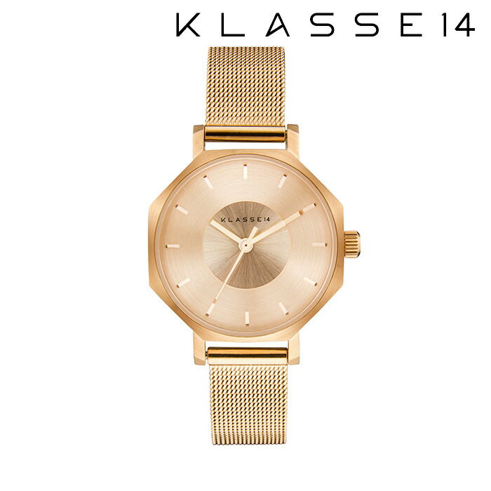 【2年保証】KLASSE14 OKTO ROSE GOLD MESH IL BRACIALE SET OK17RG002S 28mm 正規取扱店 クラス14 新作 腕時計 レディース メンズ 人気 ブランド ● 送料無料● ラッピング無料