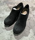 Maison Martin Margiela メゾン マルタン マルジェラ スエード サイドゴアシューズ 37 ブラック【表参道t02】【レディース】【中古】