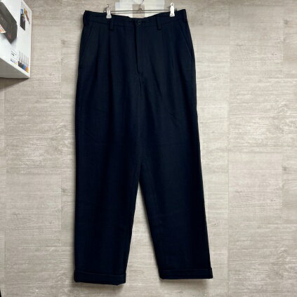 UNUSED アンユーズド UW1061 WOOL CASHIMERE SLACKS スラックス ネイビー size2 