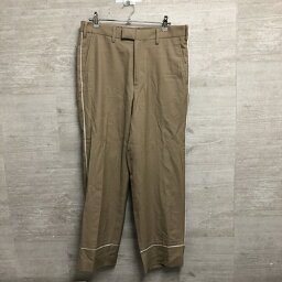 UNUSED アンユーズド 16SS SIDE PIPING SLACKS PANTS スラックスパンツ 2 ベージュ 【中目黒b05】【中古】【メンズ】