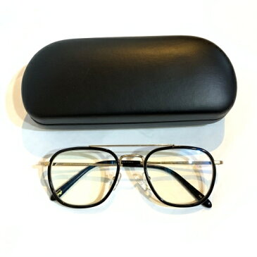MOSCOT モスコット MACHER 52 21-141 眼鏡 ブラック/ゴールド 【代官山k4】【メンズ】【中古】