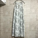 steven alan スティーブンアラン 8226-299-0467 STONE WALL PRINT DRESS ドレス ホワイト系（画像参照） sizeM 