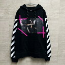 OFF-WHITE ItzCg@15SS CARAVAGGIO HOODIE JobWt[fB[@sizeS ubN@yڍB1zyÁzyYz