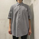 GOLD S[h washer broad stripe big shirt TCYSy\Qt02zyYzyÁz