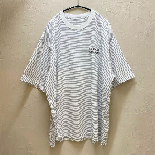 ENNOY エンノイ 23SS S/S Border T-Shirt ホワイト SS22BRENCT05AM 